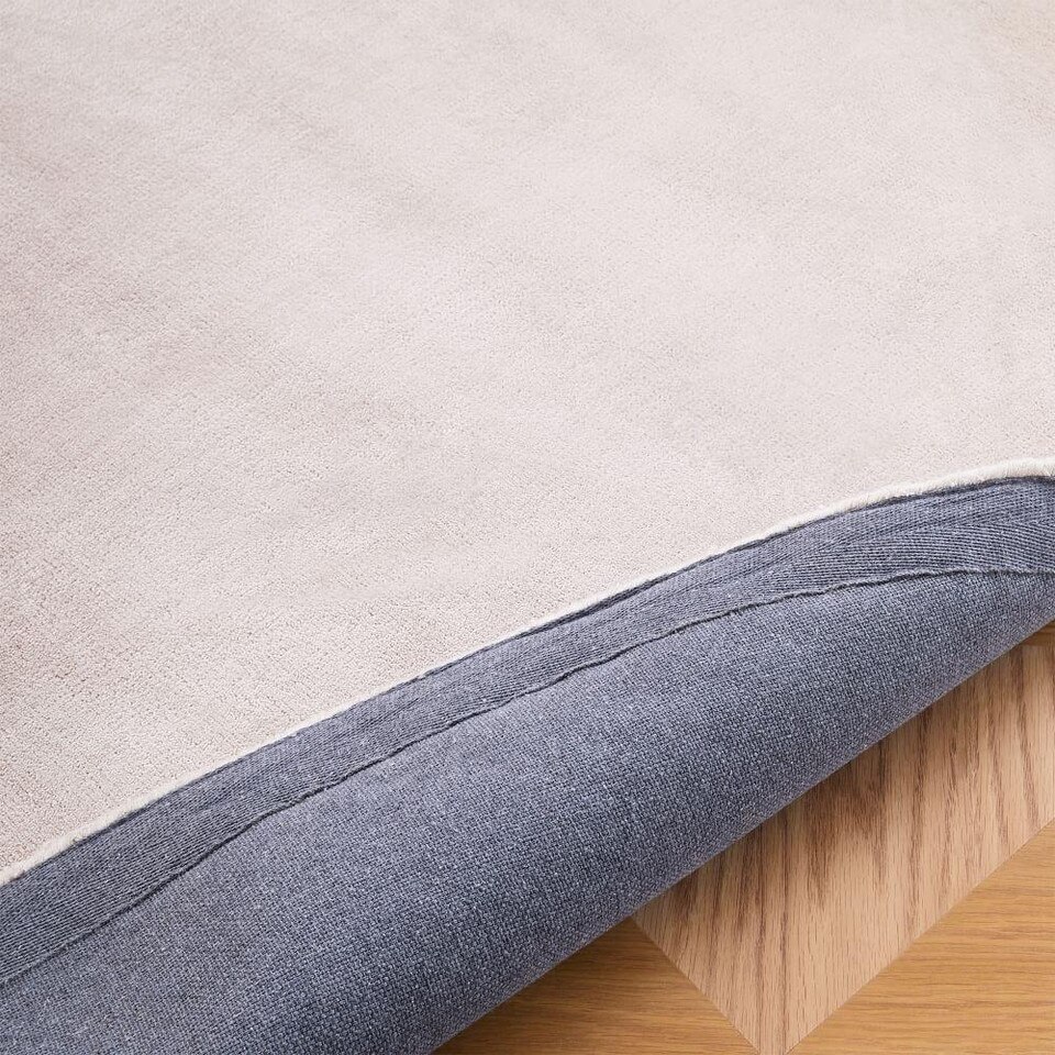 Lucent Round Rug Dusty Blush West Elm Australia